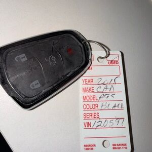 Black Car Key Fob with Key Ring